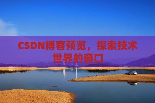 CSDN博客预览,探索技术世界的窗口